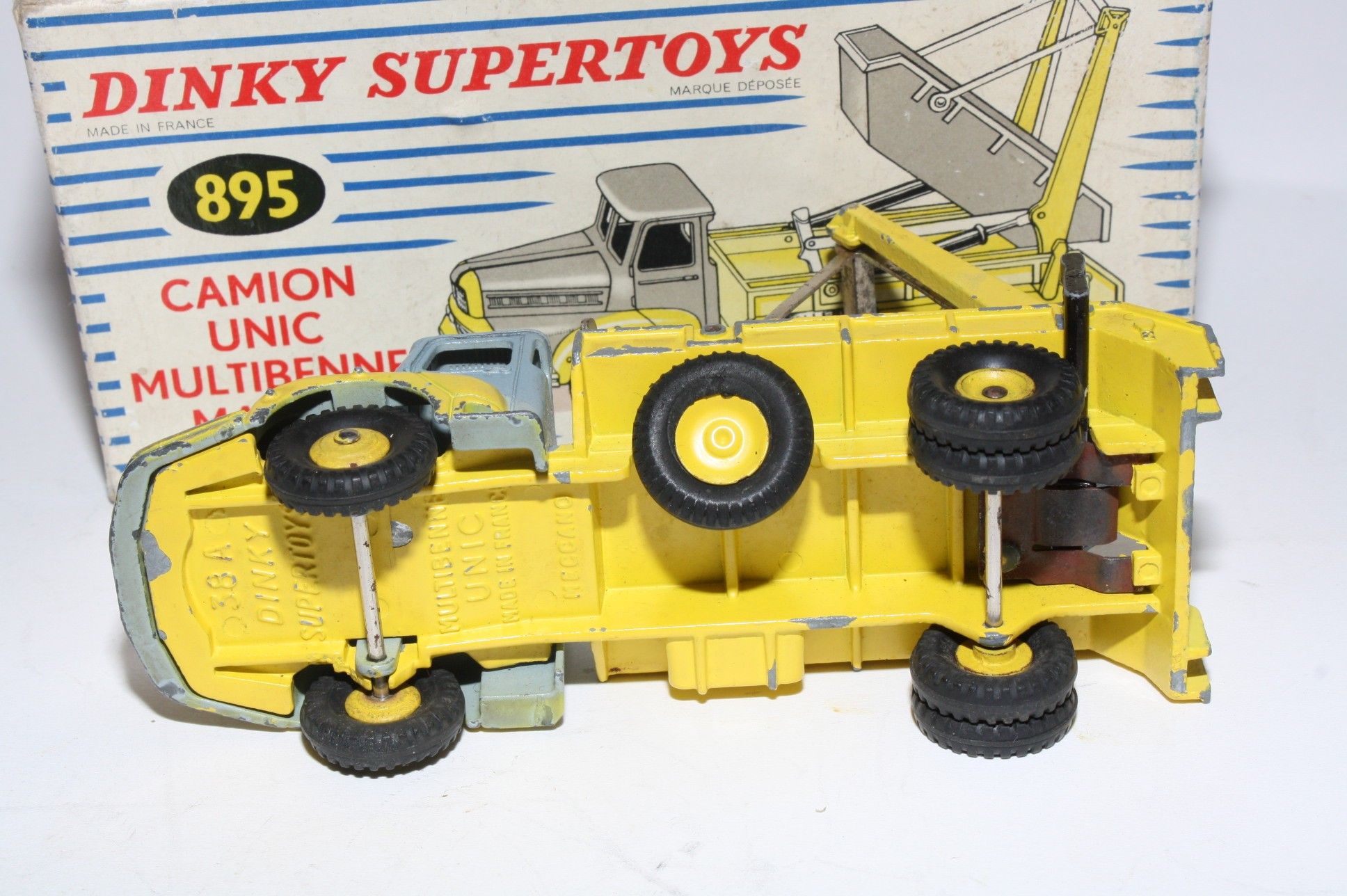 ミニカー Dinky 895 CAMION UNIC MULTIBENNE Dinky France 895 UNIC Multibenne Marrel, Good in Original Box | DB
