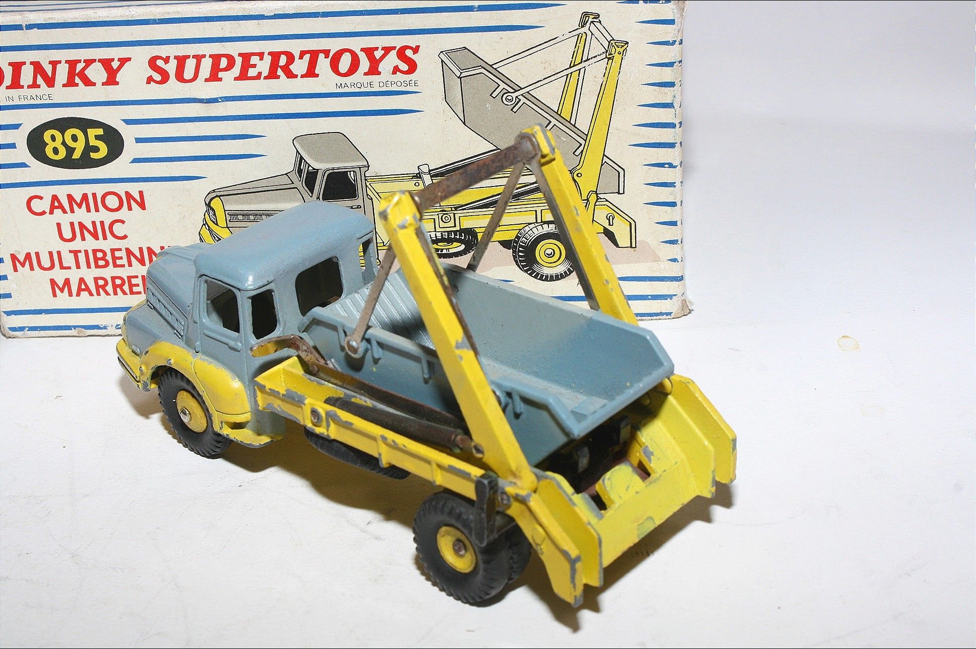 Dinky France 895 UNIC Multibenne Marrel, Good in Original Box | DB