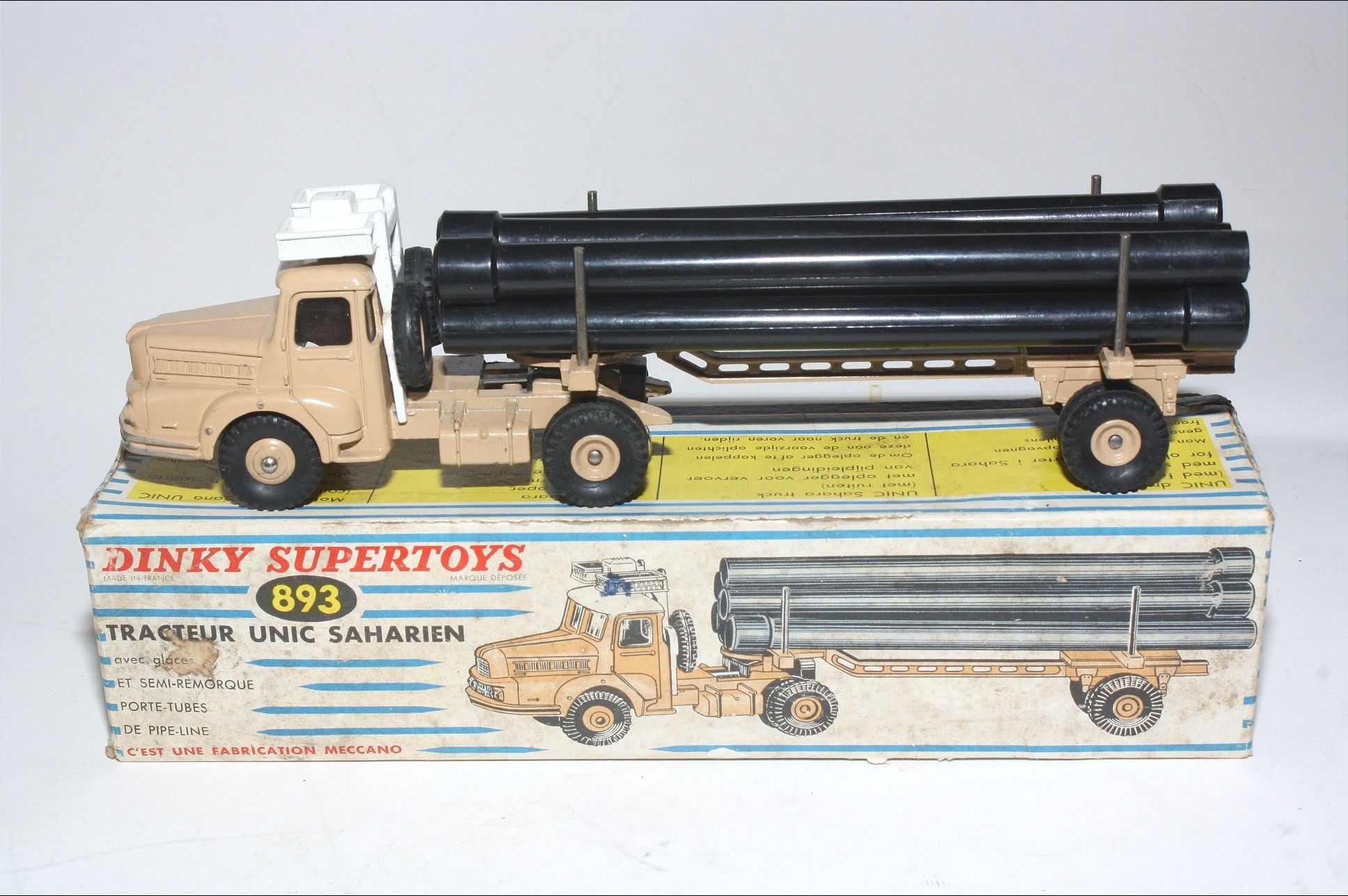 French Dinky 822 M3 Half Track, Mint in Good Original Box