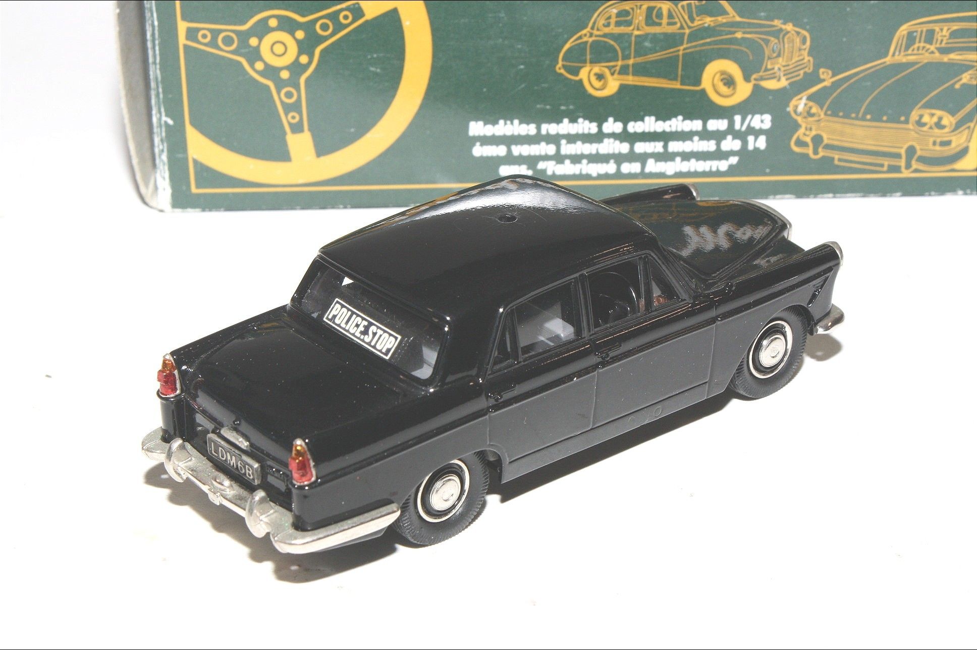 LANSDOWNE MODELS 6b (by BROOKLIN) 1961 Wolseley 6-110 Police Car 