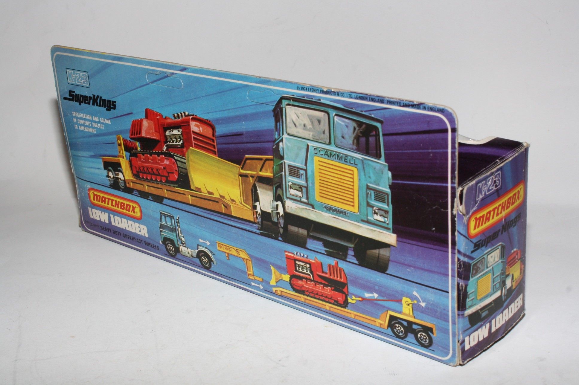 Matchbox Super Kings K-23 Low Loader, Mint in Original Box | DB ...