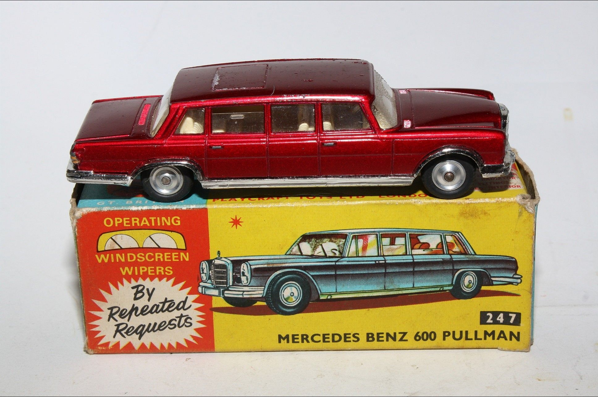 Miniature Corgi Mercedes Benz Pullman 1/52 - N°247 - Ixo - Neuve Sous Blister