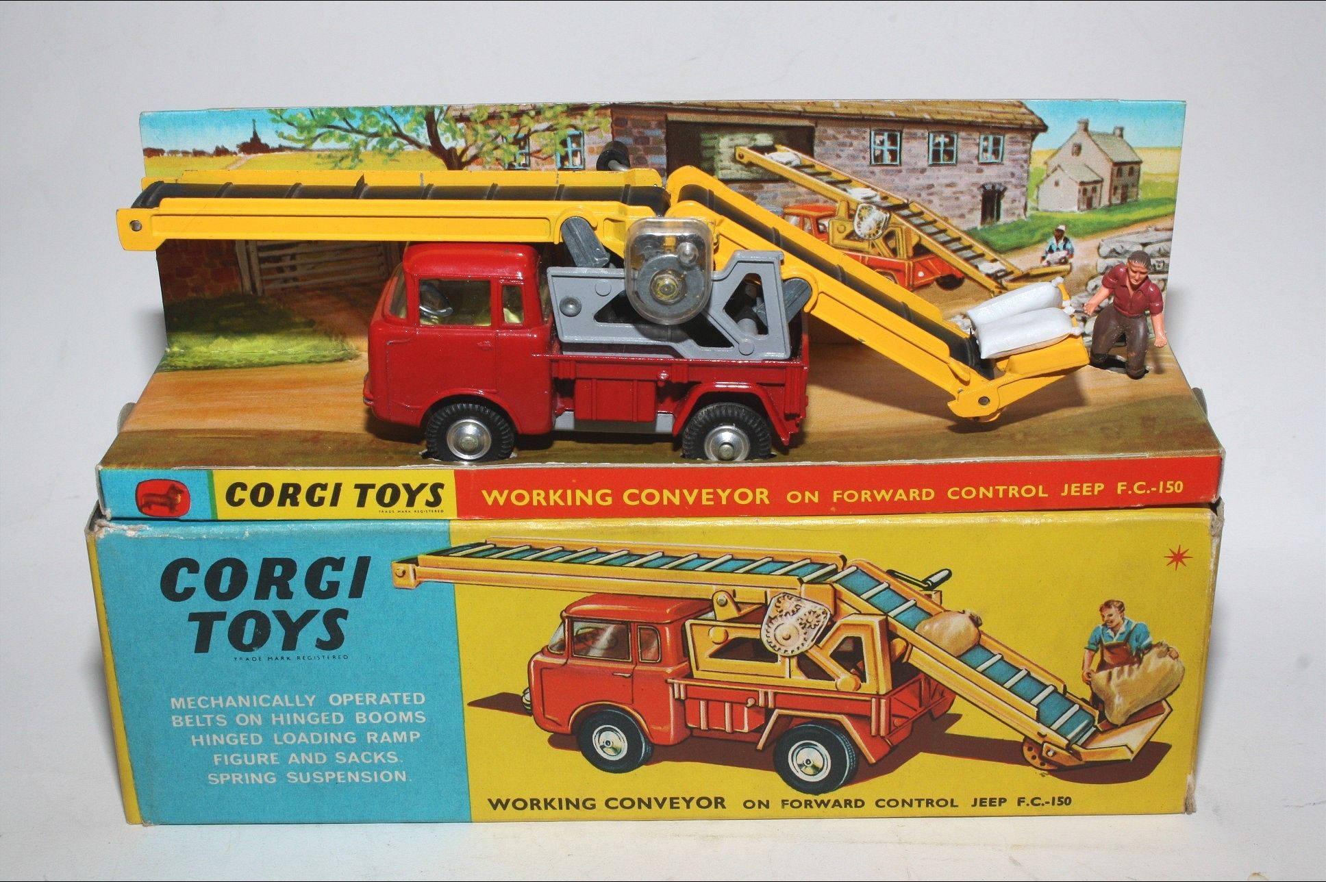 Corgi Toys Boite Vide Working Conveyor Jeep FC 150 64 No Dinky No Tekno No Norev