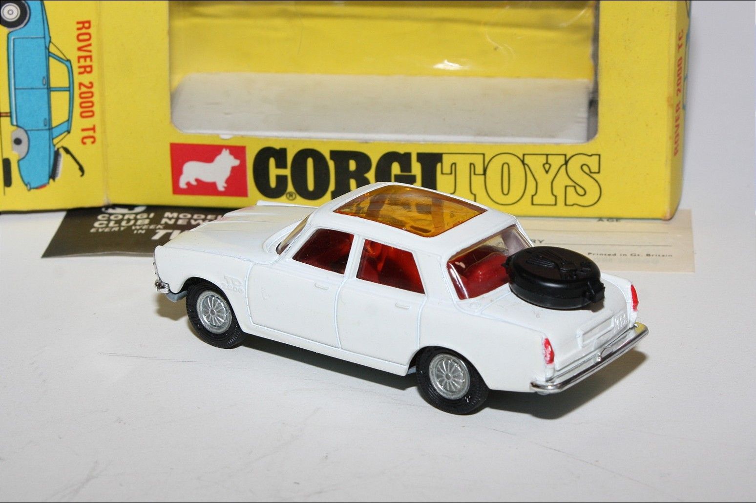 Corgi 275 Rover 2000 TC, Rare White Version, VNM in Original Box | DB ...