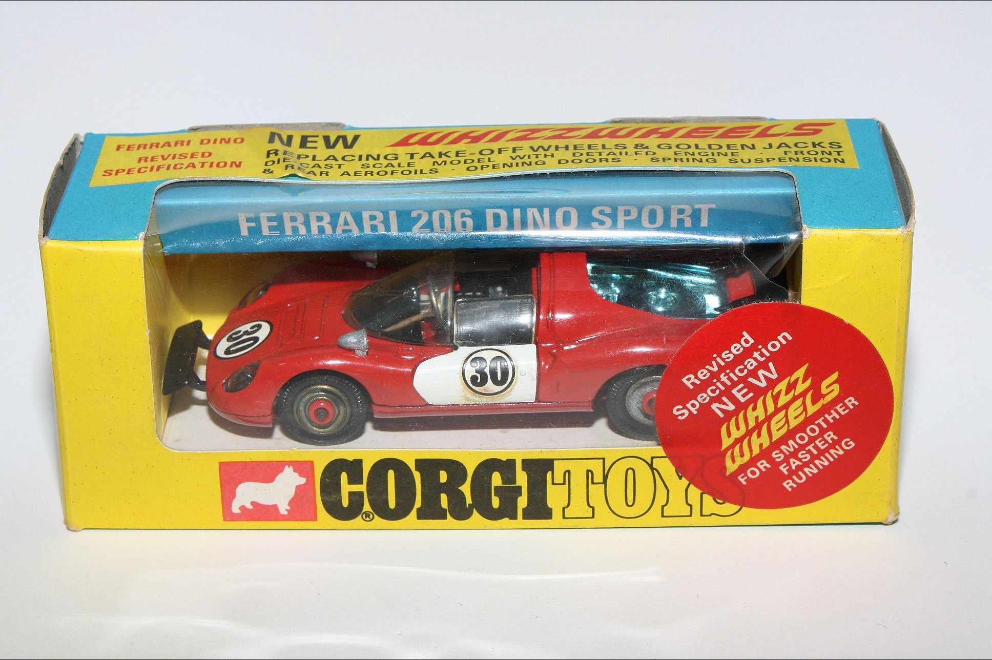 Corgi 344 Ferrari Dino 206, Mint in Good Original Box | DB