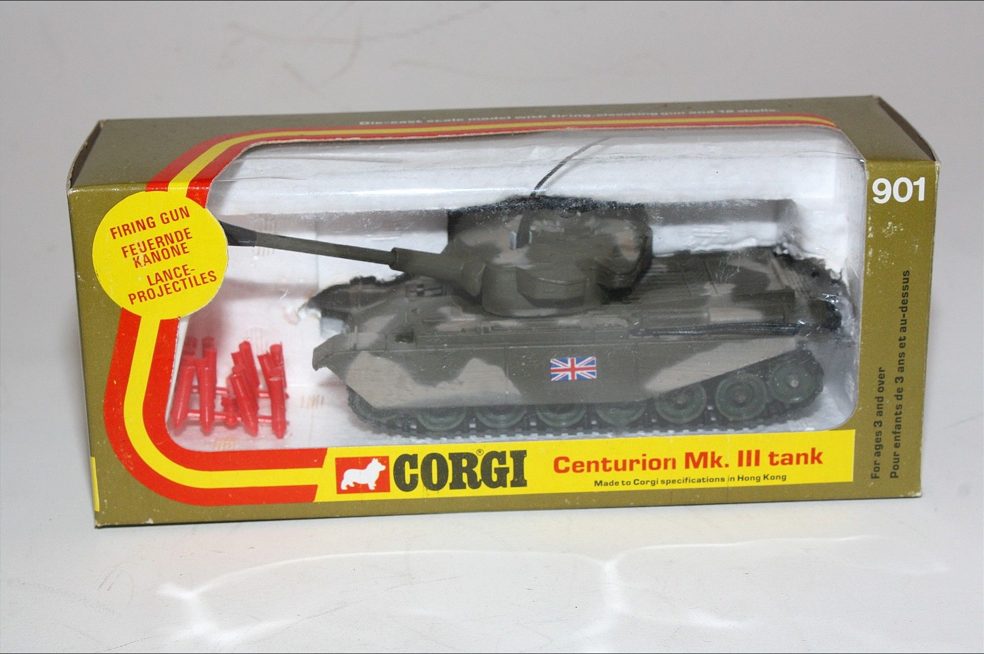 Corgi 901 Centurion MkIII Tank, Mint in Good Original Box | DB Collectables