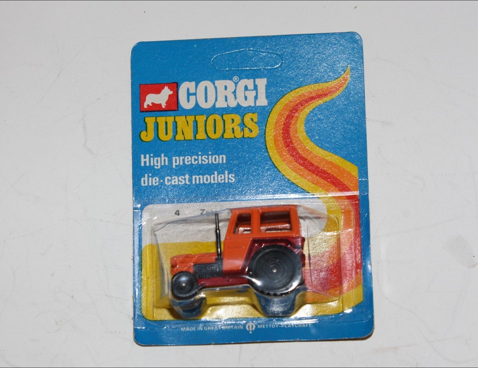 CORGI JUNIORS 43 MF Tractor with Angledozer, MIB | DB Collectables