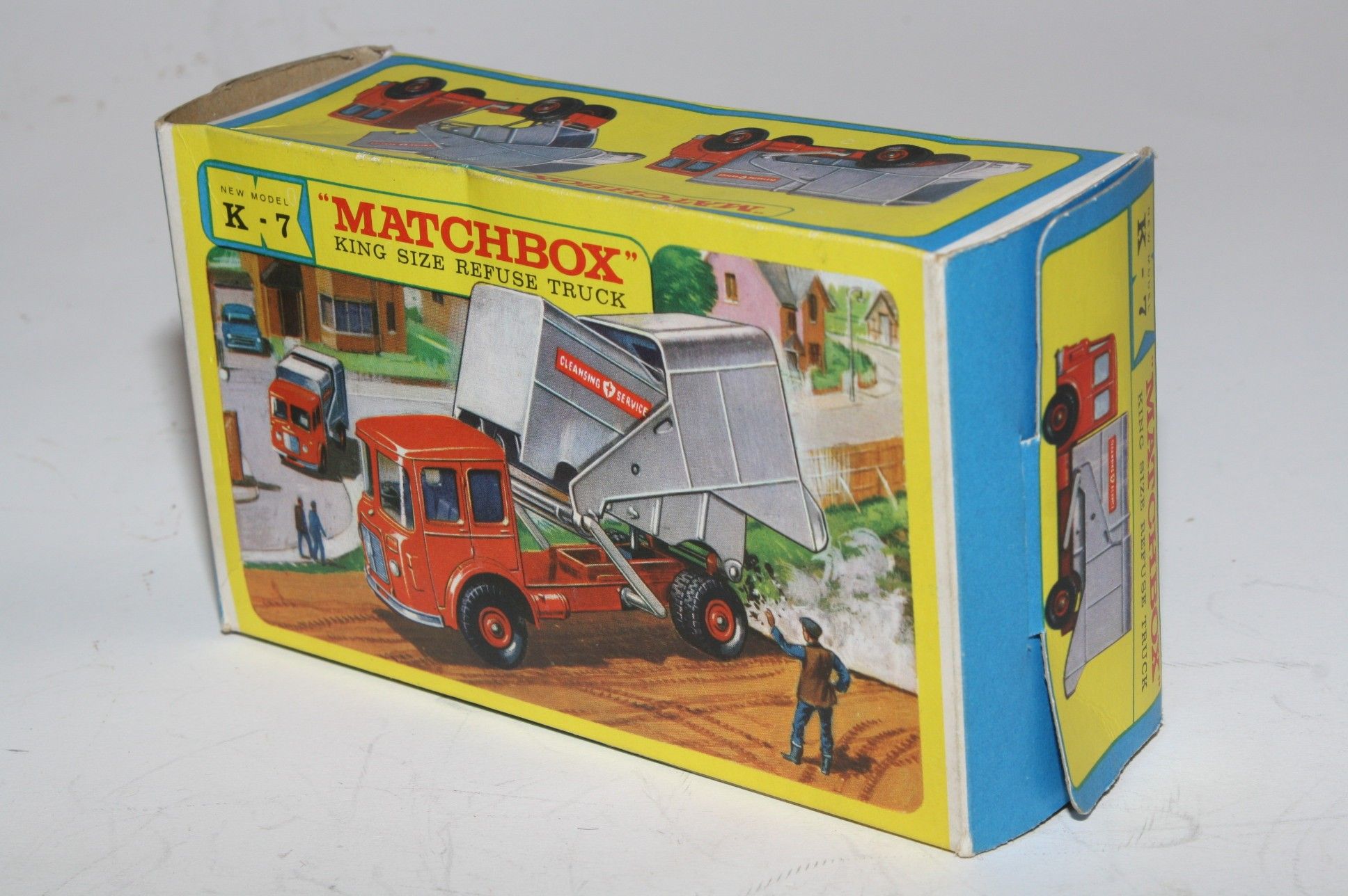 Matchbox King Size K-7 Refuse Truck,Mint in Original Box