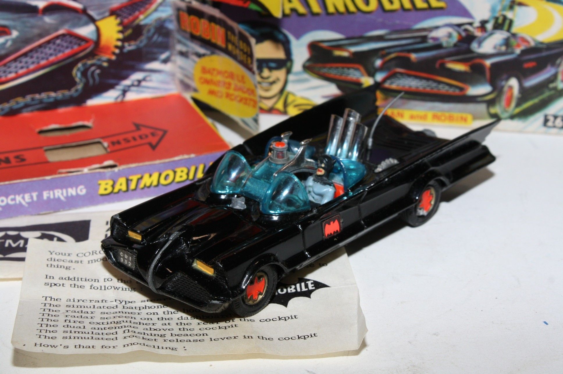 Corgi 267 Batmobile, VGC in Original Box | DB Collectables