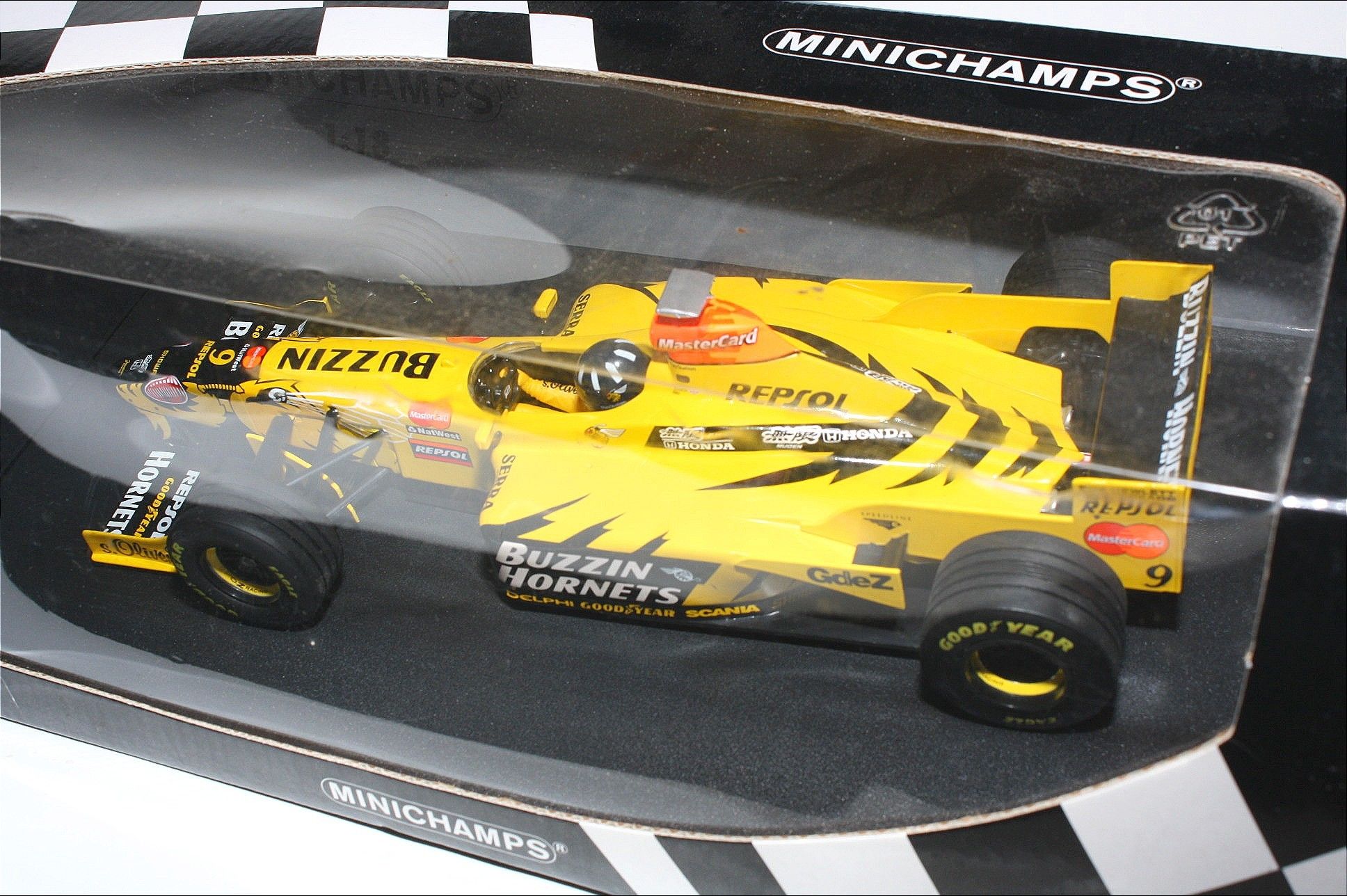 Minichamps 1:18 Jordan Mugen Honda 198 Damon Hill, MIB | DB Minichamps 1:18 Jordan Mugen Honda 198 Damon Hill, MIB | DB