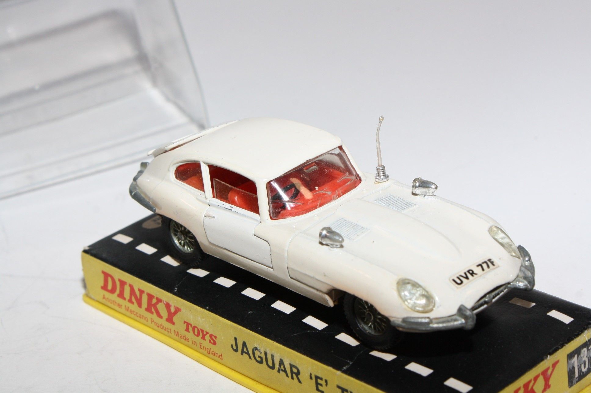 Dinky 131 Jaguar E Type 2 2 VGC in Original Plastic Case DB Collectables