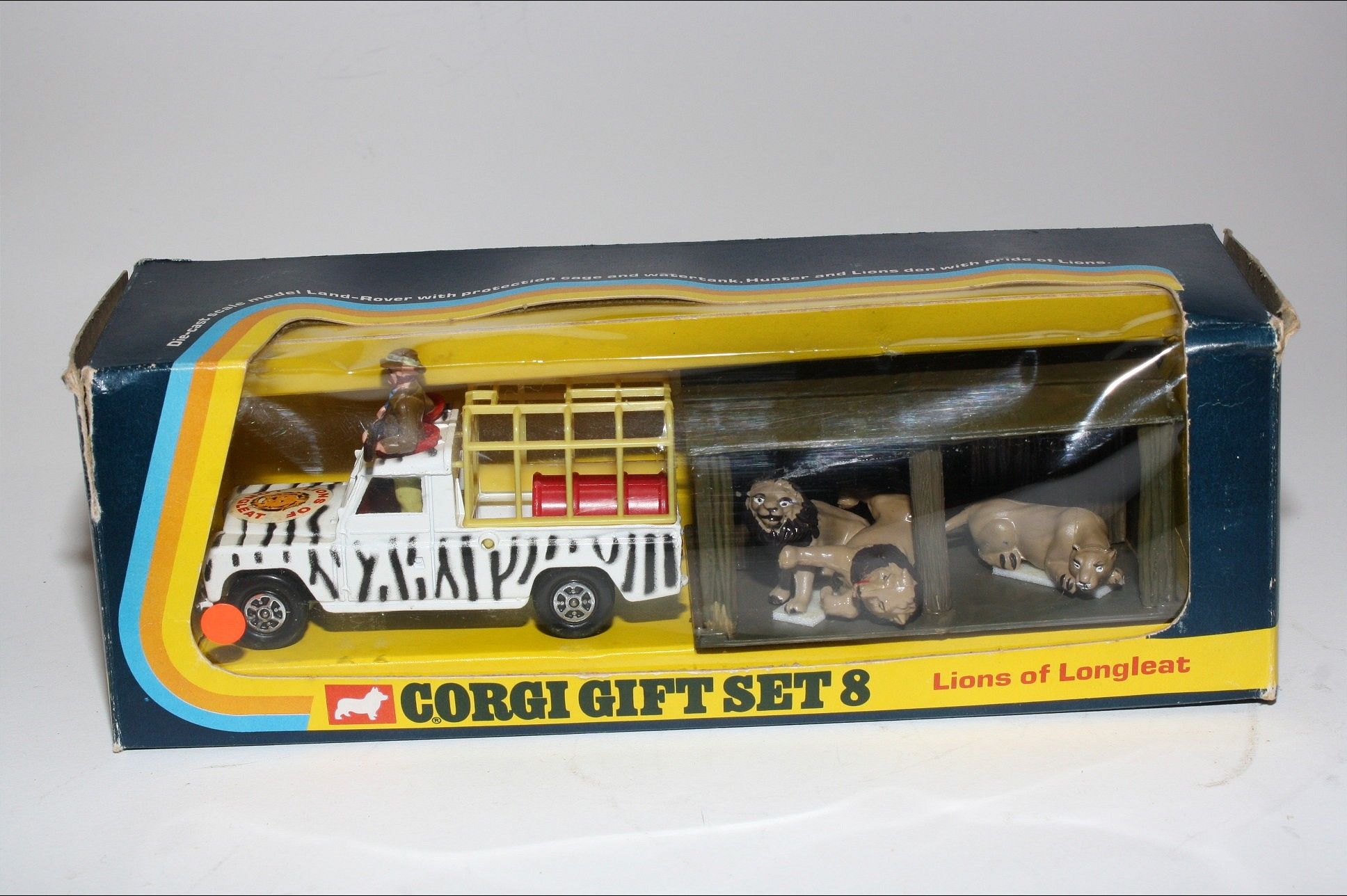 Corgi Toys Gift Set 8 Lions of Longleat (2nd Issue), VNM in
