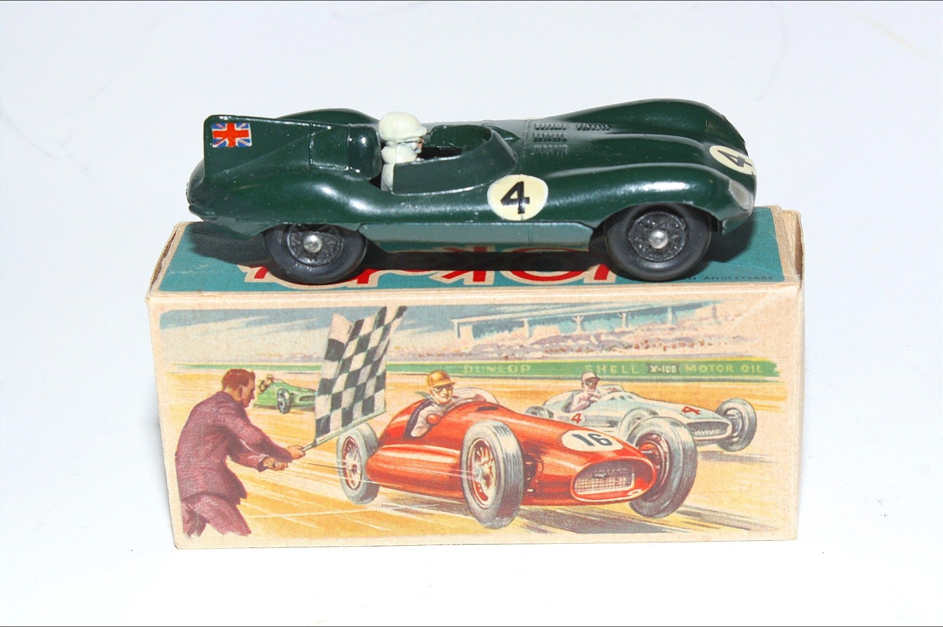 Crescent Toys 1292 D Type Jaguar 3.5 Litre, VNM in Good Original