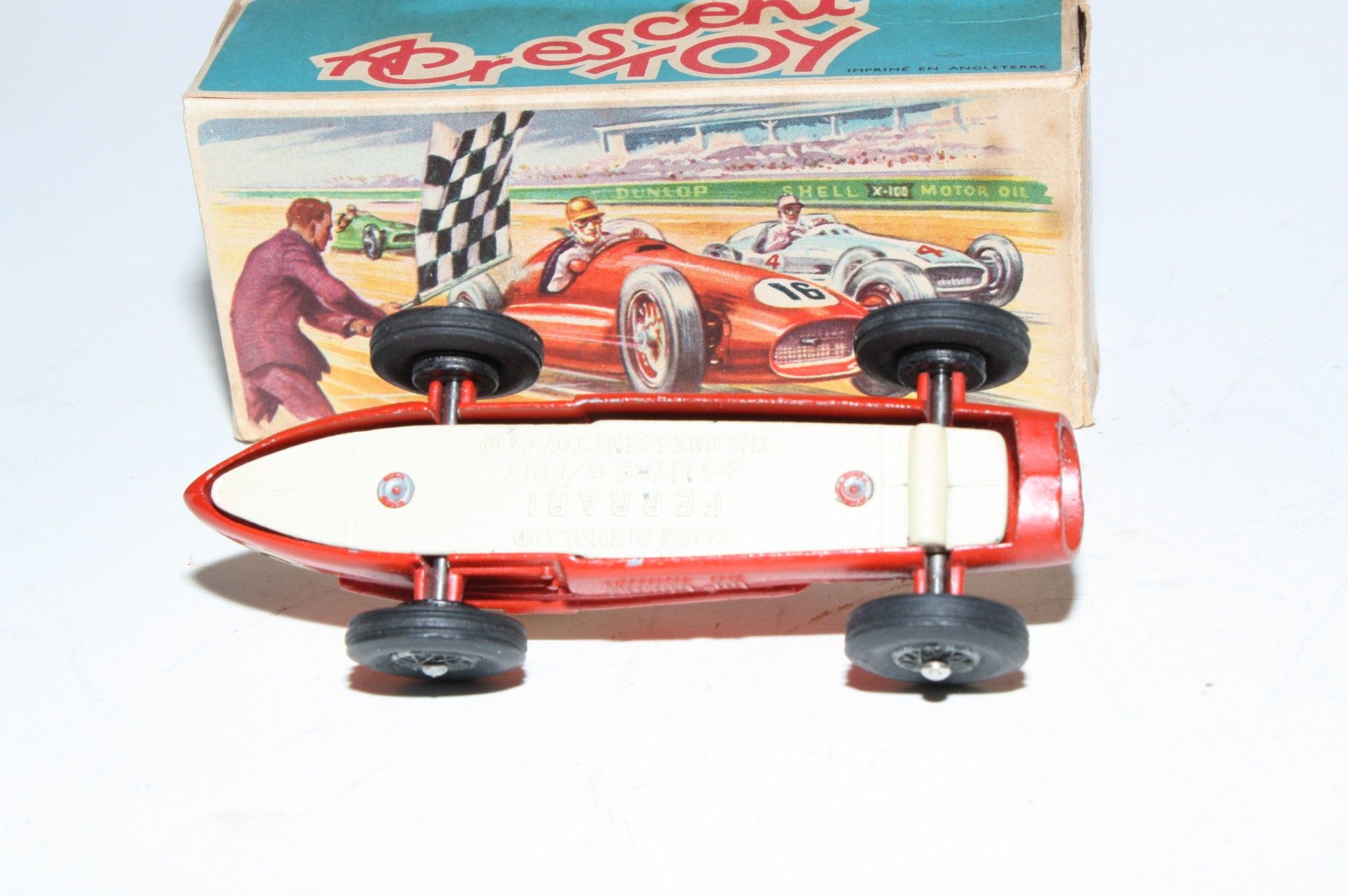 Crescent Toys 1286 Ferrari 2.5 Racing Car, Virtually Mint in Good ...