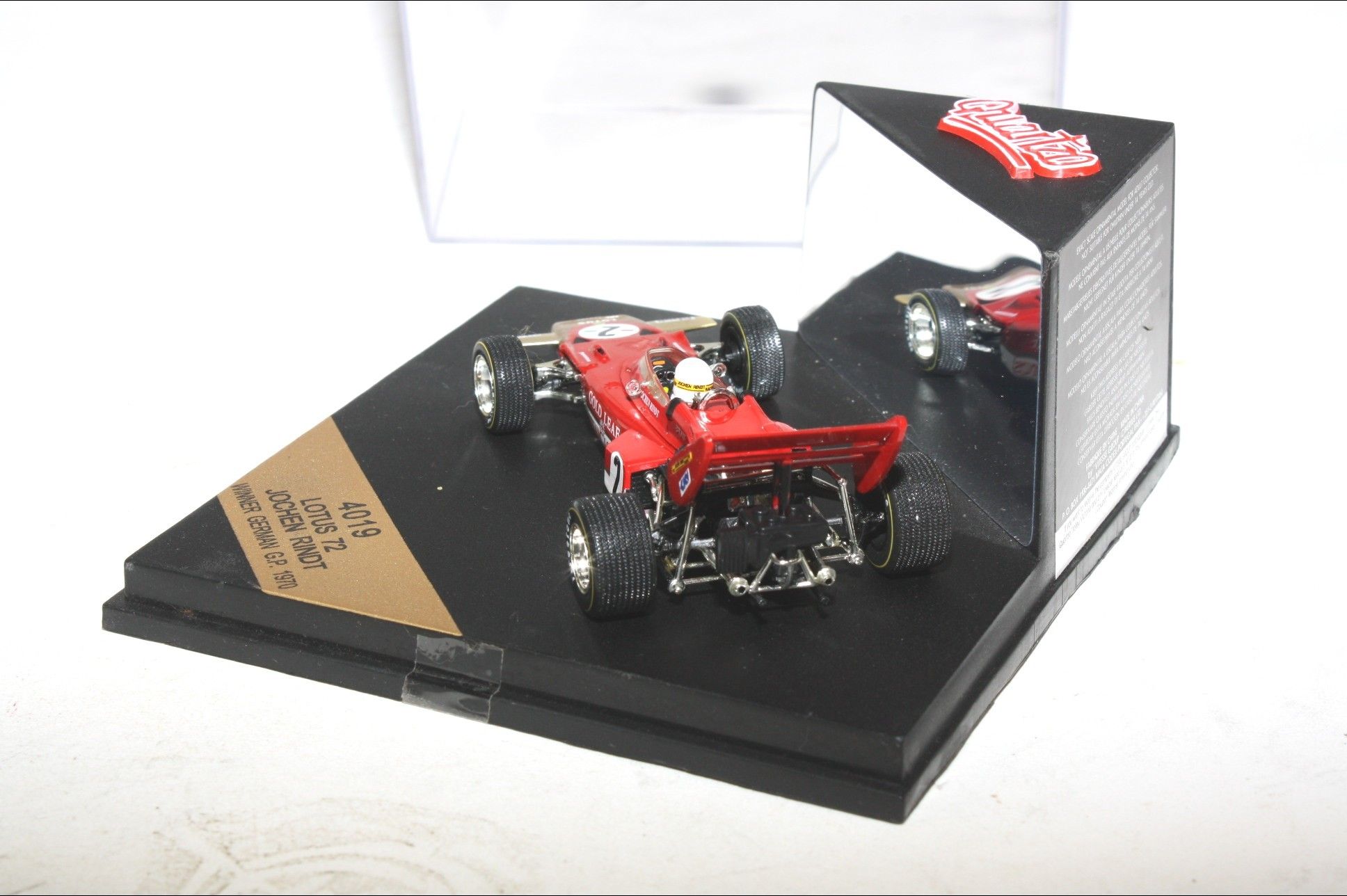 Quartzo 4019 1:43 Lotus 72 Jochen Rindt German GP Winner 1970 | DB  Collectables